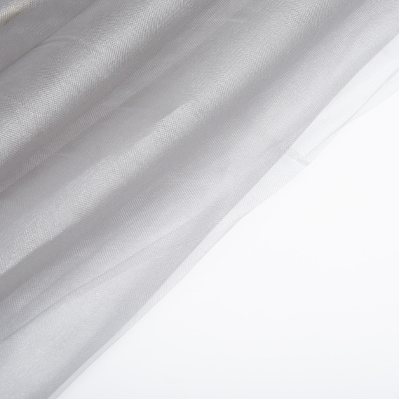 Тканина фатин декоративна Kristal 25 г/м2 300 см для суконь, декору та аксесуарів №119 попіл, фото 3