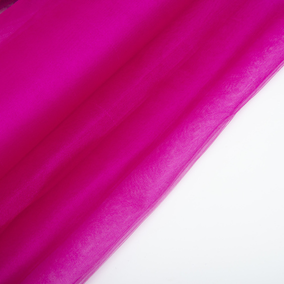 Тканина фатин декоративна Kristal 25 г/м2 300 см для суконь, декору та аксесуарів №98 гіацинт, фото 3