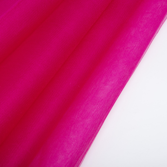Kristal decorative tulle fabric №120 фуксія, фото 3