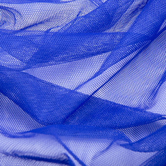 Тканина фатин 150 м`який легка декоративна для суконь, костюмів, декору №11 електрик, фото 3