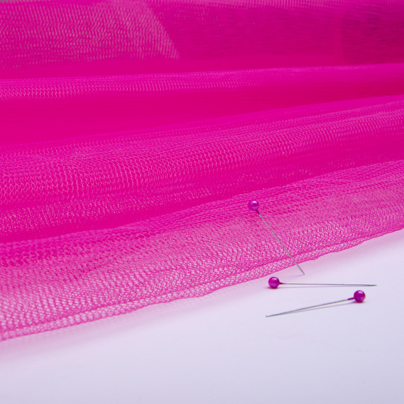 Tulle fabric, 1.8 meters, stiff малина, фото 3