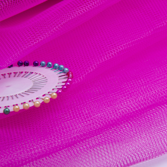 Тканина фатин 1,8 жорсткий  фуксія, фото 3 Тканина фатин 1,8 жорсткий  фуксія, фото 3