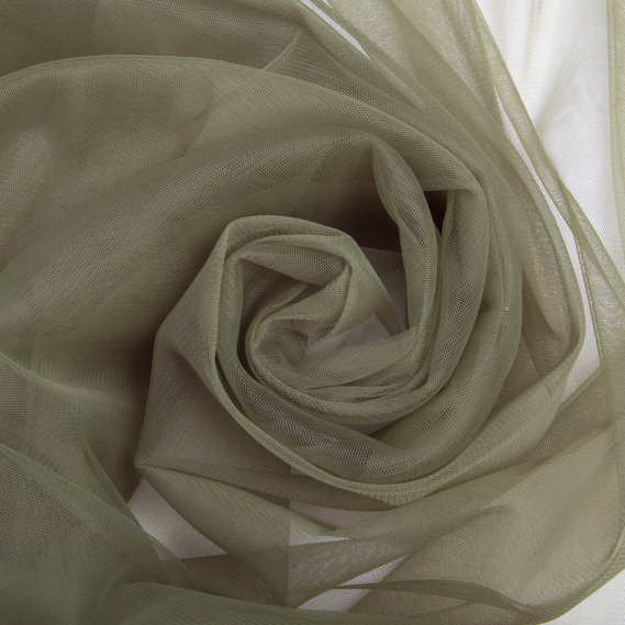 Tulle fabric, 3.0 meters, Euro style V-H136 хакі, фото 1 Tulle fabric, 3.0 meters, Euro style V-H136 хакі, фото 1