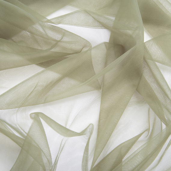 Tulle fabric, 3.0 meters, Euro style V-H136 хакі, фото 2 Tulle fabric, 3.0 meters, Euro style V-H136 хакі, фото 2