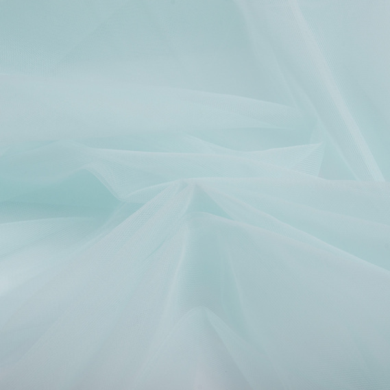 Tulle fabric, 3.0 meters, Euro style V-H23 холодний ментол, фото 2 Tulle fabric, 3.0 meters, Euro style V-H23 холодний ментол, фото 2