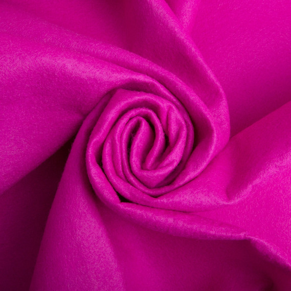 Тканина фетр для рукоділля, м/п 206 гр/м2, для творчості, виробів, декору, пошиття іграшок малина, фото 1