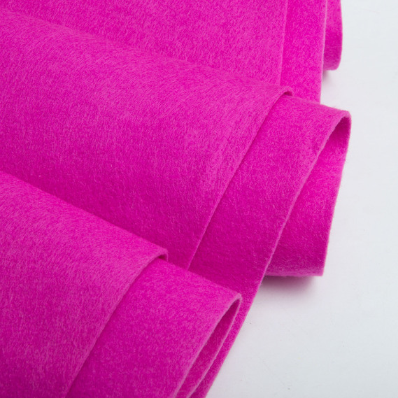 Тканина фетр для рукоділля, м/п 206 гр/м2, для творчості, виробів, декору, пошиття іграшок малина, фото 2
