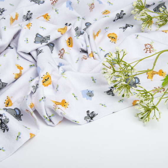 Ткань детская фланель Африка, фото 2