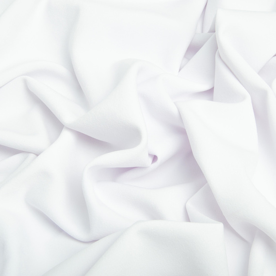 Ткань костюмная Анжелика біла, фото 2