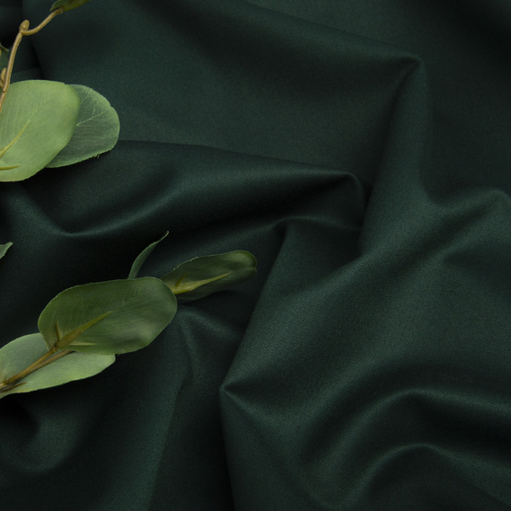 Ткань костюмная стрейч 260 г/м2 т/зелена, фото 3