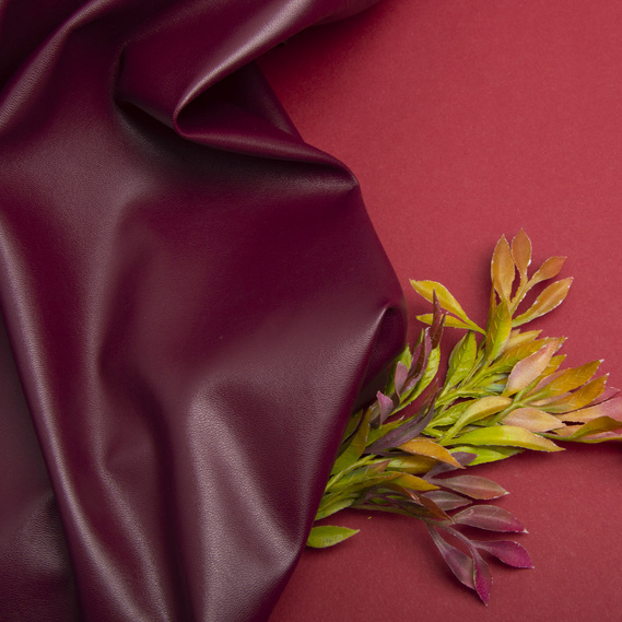 The fabric is artificial leather Classic слива, фото 3