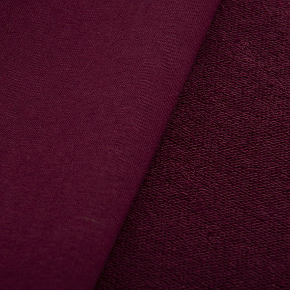 Ткань трикотаж трехнитка петля Сезон вишня , фото 3