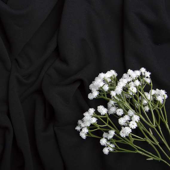 The fabric is jersey three-thread loop Season. чорний, фото 4