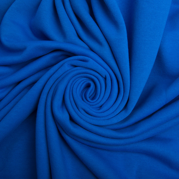 Ткань трикотаж трехнитка петля Сезон волошка, фото 1 Ткань трикотаж трехнитка петля Сезон волошка, фото 1