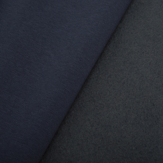 Тканина трикотаж трьохнитка фліс Сезон т/сірий, фото 3