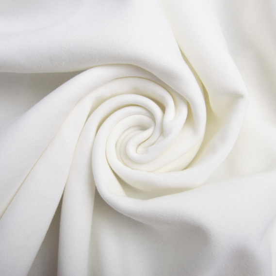 Тканина трикотаж трьохнитка фліс Сезон крем , фото 1