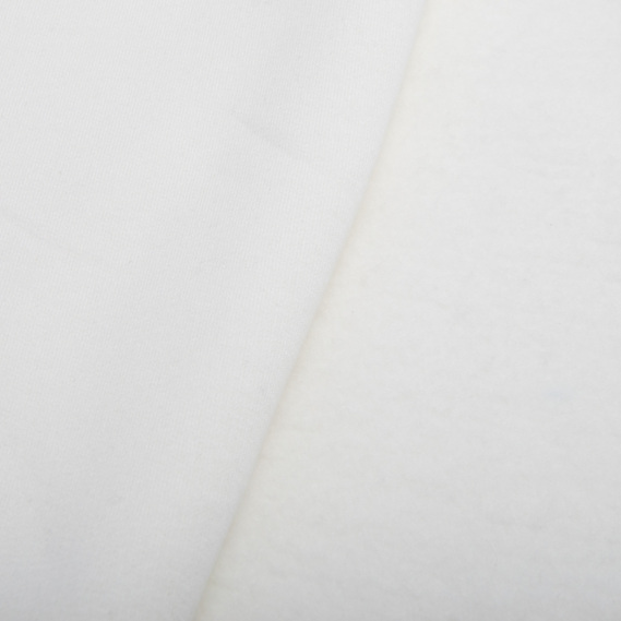 Тканина трикотаж трьохнитка фліс Сезон крем , фото 3