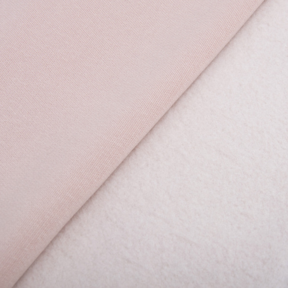 Тканина трикотаж трьохнитка фліс Сезон пудра, фото 3