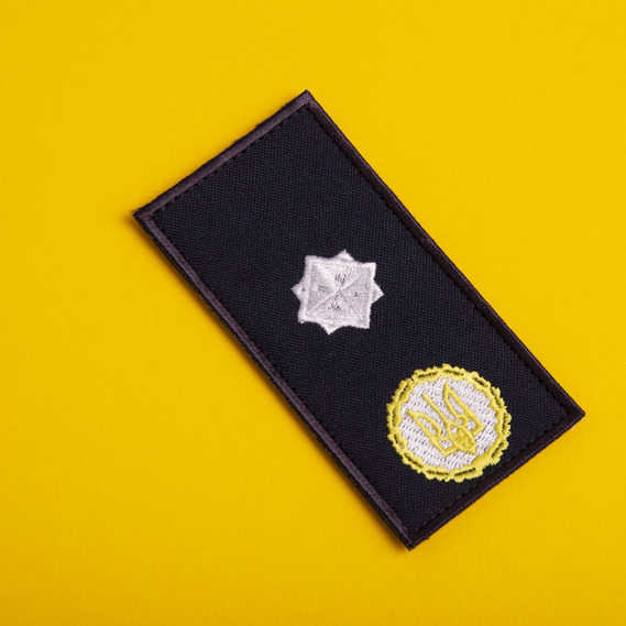 Шеврон нашивка на липучці погон звання ДСНС Генерал, вишитий патч 5х10 см, фото 5 Шеврон нашивка на липучці погон звання ДСНС Генерал, вишитий патч 5х10 см, фото 5