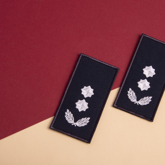 Шеврон нашивка на липучке погон звания ДСНС Подполковник, вышитый патч 5х10 см, фото 4 Шеврон нашивка на липучке погон звания ДСНС Подполковник, вышитый патч 5х10 см, фото 4