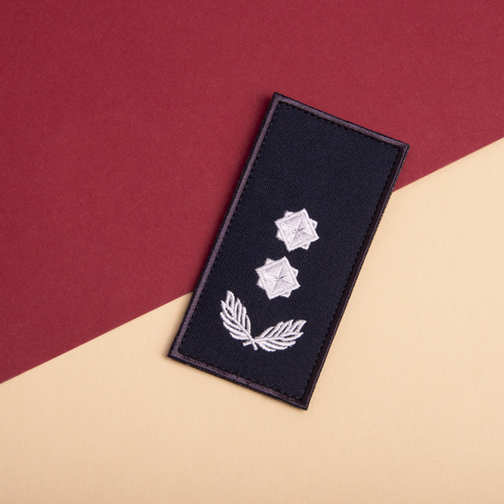 Шеврон нашивка на липучке погон звания ДСНС Подполковник, вышитый патч 5х10 см, фото 5 Шеврон нашивка на липучке погон звания ДСНС Подполковник, вышитый патч 5х10 см, фото 5