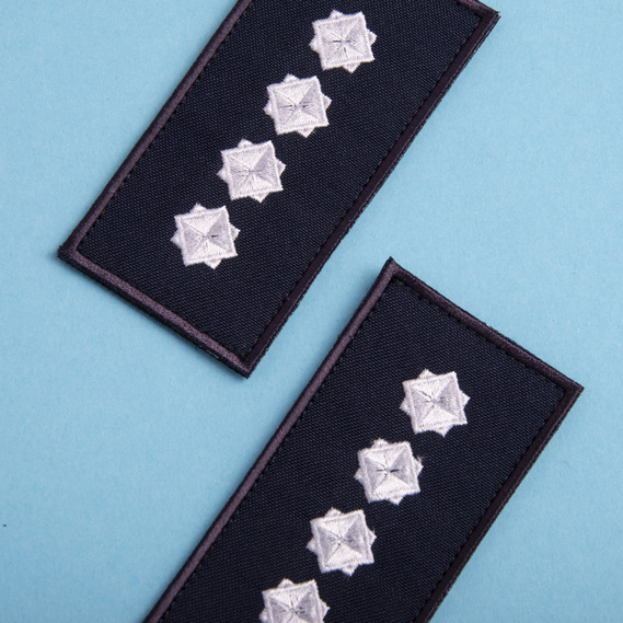 Шеврон нашивка на липучке погон звания ДСНС Капитан, вышитый патч 5х10 см, фото 3 Шеврон нашивка на липучке погон звания ДСНС Капитан, вышитый патч 5х10 см, фото 3