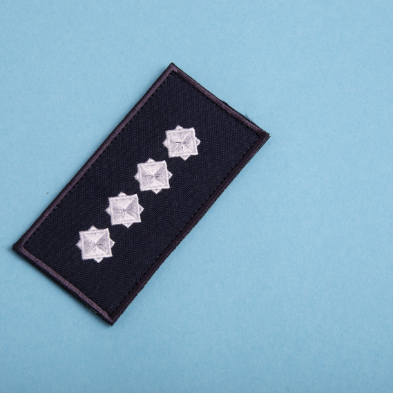 Шеврон нашивка на липучке погон звания ДСНС Капитан, вышитый патч 5х10 см, фото 5 Шеврон нашивка на липучке погон звания ДСНС Капитан, вышитый патч 5х10 см, фото 5