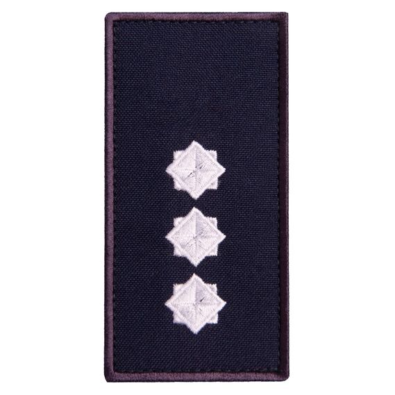 Шеврон нашивка на липучке погон звание ДСНС Старший лейтенант, вышитый патч 5х10 см, фото 1 Шеврон нашивка на липучке погон звание ДСНС Старший лейтенант, вышитый патч 5х10 см, фото 1