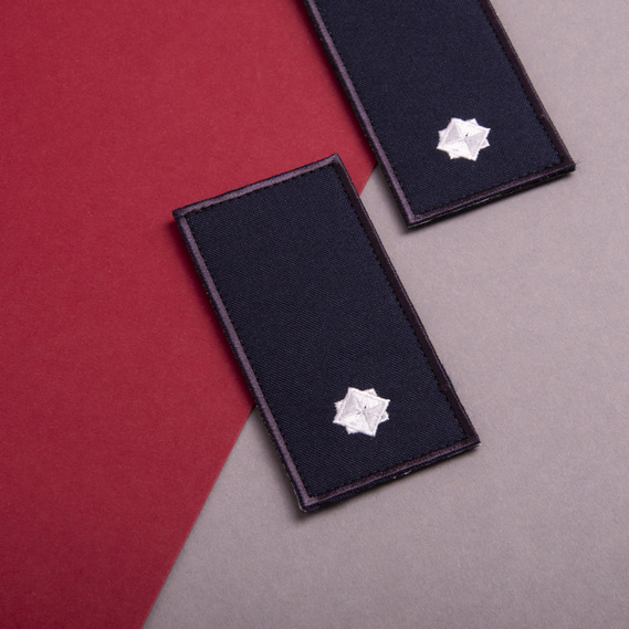 Шеврон нашивка на липучке погон звание ДСНС Младший лейтенант, вышитый патч 5х10 см, фото 4 Шеврон нашивка на липучке погон звание ДСНС Младший лейтенант, вышитый патч 5х10 см, фото 4