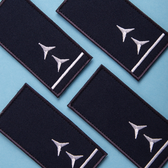 Шеврон нашивка на липучке погон звание ДСНС Старший прапорщик, вышитый патч 5х10 см, фото 3 Шеврон нашивка на липучке погон звание ДСНС Старший прапорщик, вышитый патч 5х10 см, фото 3