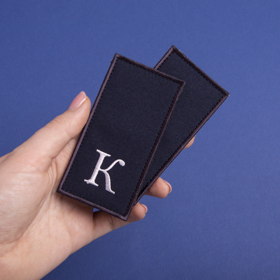 Шеврон нашивка на липучке погон звание ДСНС Курсант, вышитый патч 5х10 см, фото 3 Шеврон нашивка на липучке погон звание ДСНС Курсант, вышитый патч 5х10 см, фото 3