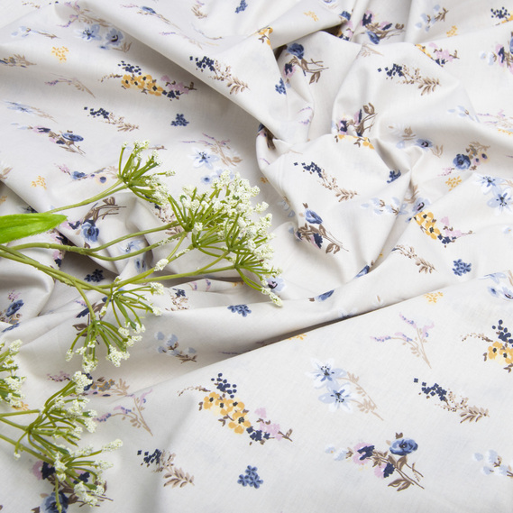 Ткань бязь ранфорс для постельного белья, хлопок, 130 гр/м2, 240 см ніжність, фото 3