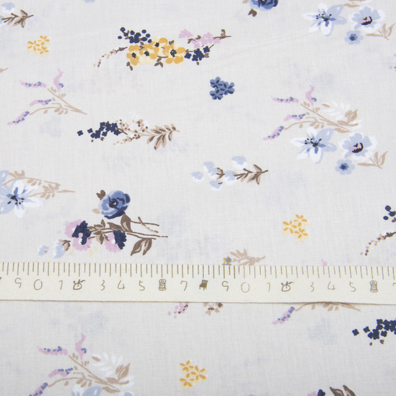 Ткань бязь ранфорс для постельного белья, хлопок, 130 гр/м2, 240 см ніжність, фото 4