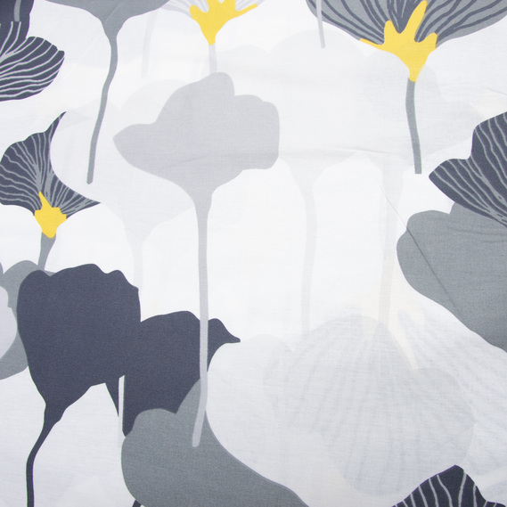 Тканина бязь ранфорс для постільної білизни, бавовна, 130 гр/м2, 240 см квітка, фото 3