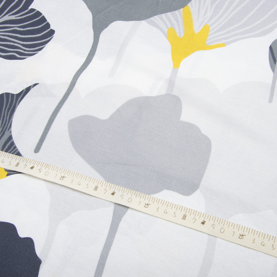 Тканина бязь ранфорс для постільної білизни, бавовна, 130 гр/м2, 240 см квітка, фото 5