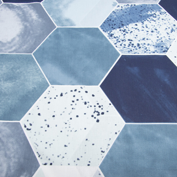 Тканина бязь ранфорс для постільної білизни, бавовна, 130 гр/м2, 240 см абстракція сіра, фото 3