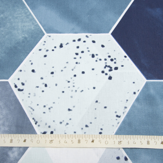 Тканина бязь ранфорс для постільної білизни, бавовна, 130 гр/м2, 240 см абстракція сіра, фото 5