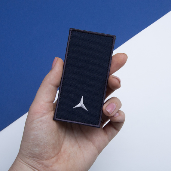 Шеврон нашивка на липучці погон звання ДСНС Младший сержант, вишитий патч 5х10 см, фото 2 Шеврон нашивка на липучці погон звання ДСНС Младший сержант, вишитий патч 5х10 см, фото 2