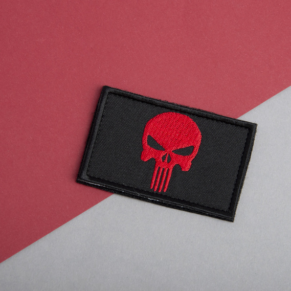 Set of 3 patches with velcro: pirate Blackbeard, Ukrainian flag, and Punisher Skull, embroidered patches, фото 13 Set of 3 patches with velcro: pirate Blackbeard, Ukrainian flag, and Punisher Skull, embroidered patches, фото 13