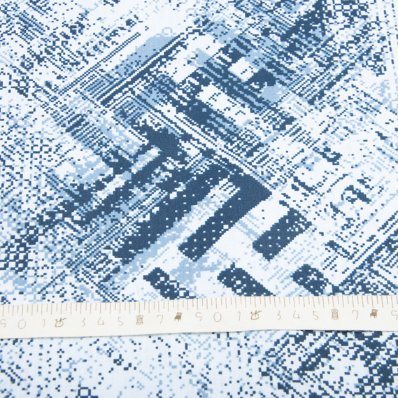 Тканина бязь ранфорс для постільної білизни, бавовна, 130 гр/м2, 240 см фон блакитний, фото 5 Тканина бязь ранфорс для постільної білизни, бавовна, 130 гр/м2, 240 см фон блакитний, фото 5