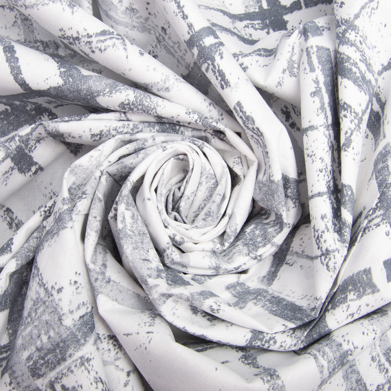 Ranfors coarse calico fabric штрих сірий, фото 1 Ranfors coarse calico fabric штрих сірий, фото 1