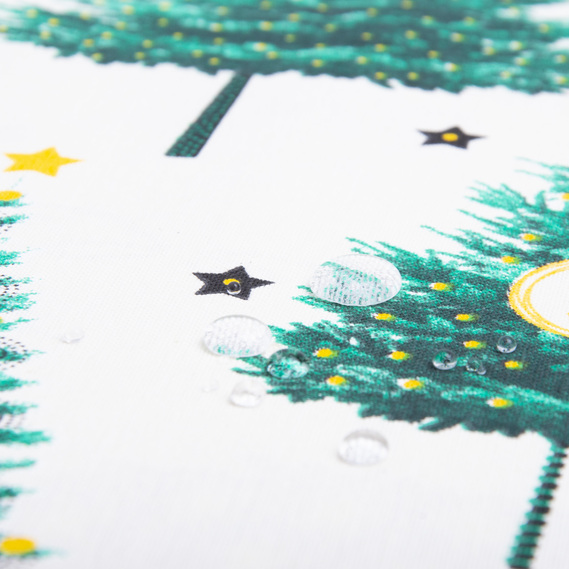 Тканина декоративна Прем`єр бавовна з водовідштовхувальним просоченням, для скатертин, штор, декору ялинка, фото 4