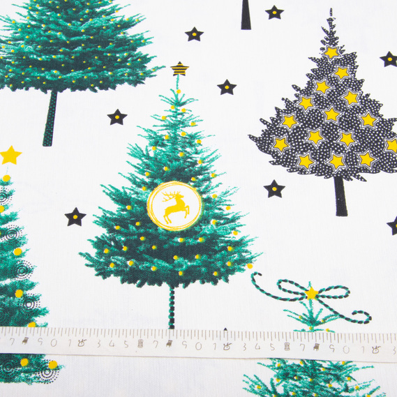 Тканина декоративна Прем`єр бавовна з водовідштовхувальним просоченням, для скатертин, штор, декору ялинка, фото 5