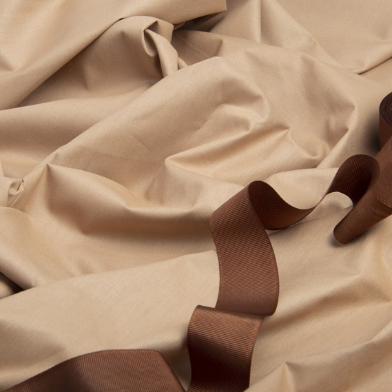 Ткань бязь ранфорс для постельного белья, хлопок 130 гр/м2, 240 см V-67 мокко, фото 3