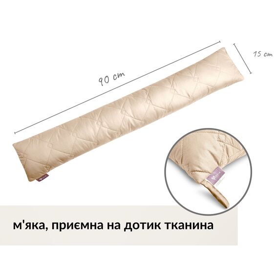 Cushion cushion insulation for windows and doors TM IDEIA 15x90 cm беж, фото 4