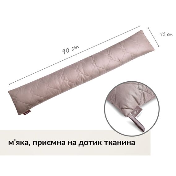 Cushion cushion insulation for windows and doors TM IDEIA 15x90 cm шоколад, фото 4
