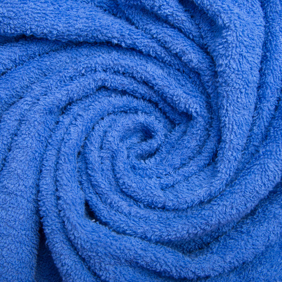 Terry cloth cotton 430 g/m2 індіго, фото 1