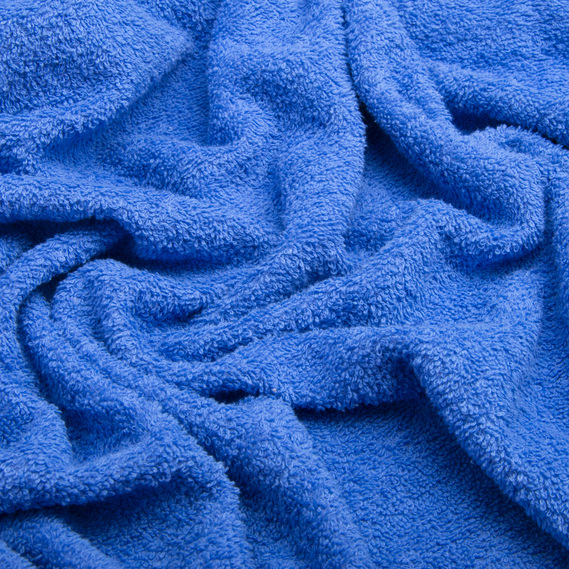 Terry cloth cotton 430 g/m2 індіго, фото 2