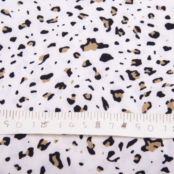 Тканина плательна Super Soft сніжний барс, фото 4