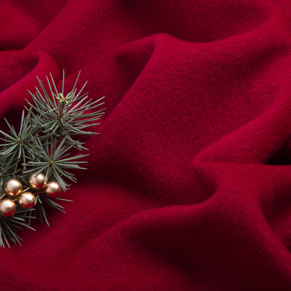 Тканина пальтова гранат, фото 3